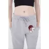 Kadın Lastikli Baskılı Eşofman Pantolon - Gri