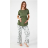 Pierre Cardin 8516 Bayan Kısa Kol Lohusa Pijama Takımı