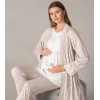 Flz 31-134  Bayan Sabahlıklı Lohusa Pijama Takımı