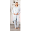 Bone 5905 Kadın Lohusa Viskon Klasik 3Lü Pijama Takımı