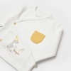 Bibaby Biorganic Penguin Club 3Lü Bebek Set 73336 Ekru Gri