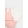 Bibaby Biorganic Bunny 3Lü Bebek Takım 73326 Pembe