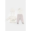 Bibaby Lamb Friends 5Li Hastane Çıkış Seti 62346 Gri