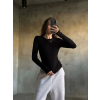 Parmak Geçmeli Buzi Body - Siyah