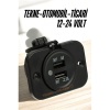 ModaCar 12-24 Volt  USB Soket Tekne Oto Kamyonet Soketi Marine Tip Soket