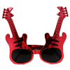 Kırmızı Renk Gitar Şekilli Parti Gözlüğü