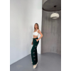 Osy Modal Yumuşak Dokulu Kumaş Nakış Işlemeli Rahat Bol Paça Eşofman Pantalon - Haki