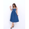 7143 KOT ELBİSE-MAVİ