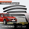 Dacia Sandero 2013- 0 Cam Rüzgarlığı V2 Düz