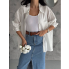 Modal oversize cepli gömlek