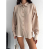 Çizgili oversize gömlek