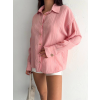 Çizgili oversize gömlek