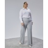 Poly Viscose Full Lycra Beli̇ Lasti̇kli̇ Battal Pantolon