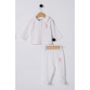 U.S Polo Bebek 2Li Takım USB2433 Beyaz-Pembe