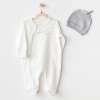 Andywawa AC25705 Mommys Little Star Tulum Takım Ekru