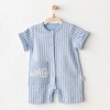 Andywawa AC25918 Romper Dino Bebek Tulum Blue