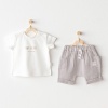 Andywawa AC25847 Happy Animals 2Li Bebek Takım Grey
