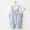 Andywawa AC25914 Jumpsuit Salopet Takım Blue