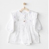 Andywawa AC25585 Magical Butterfly Müslin Bebek Elbise White