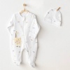 Andywawa AC25803 Little King Bebek Tulum Takım White