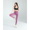 Lila Fitilli Push Up Toparlayıcı Spor Tayt