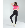 Pembe Yandan Büzgülü Crop