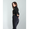 Siyah Renkli Parmak Geçmeli Spor Body