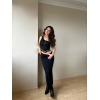 Siyah Püskül Detay Bluz