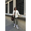 Alisa Oversize Kapitone Bomber Ceket 7058 -08