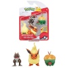 POK 95155-L Pokemon Battle 3lü Figür Seti Seri -Necotoys