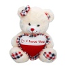 1019 Kalpli Fiyonklu Peluş Ayı 52 cm