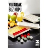 ModaCar Buz Kalıbı YUVARLAK İçecek Buz Kalıbı - Mutfak Buz Kalıbı Kolay Çıkarılır Buz Kalıbı 2 ADET