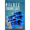 ModaCar 5 li Kendinden Dinamo Şarjlı Pilsiz Acil Durum El Feneri Manuel Şarjlı El Feneri