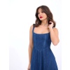 7142 KOT ELBİSE-MAVİ