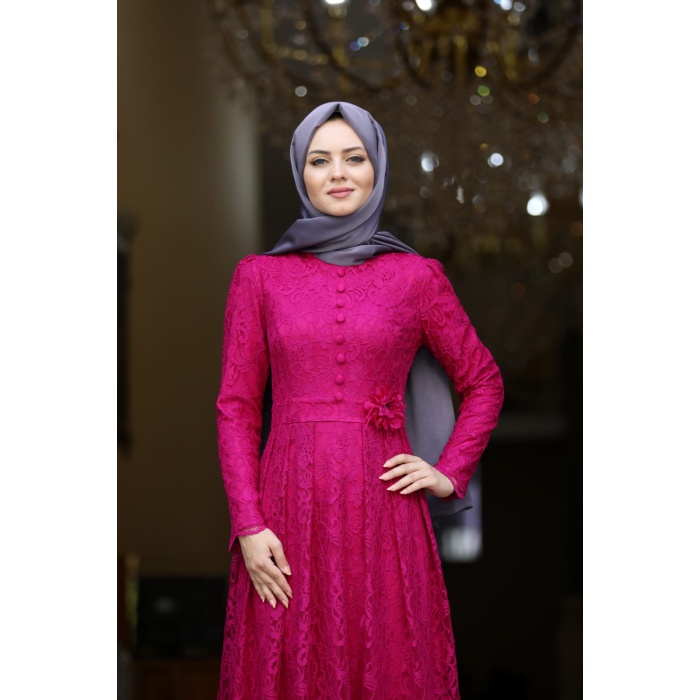 Ahunisa Henna Abiye Fuşya 5646