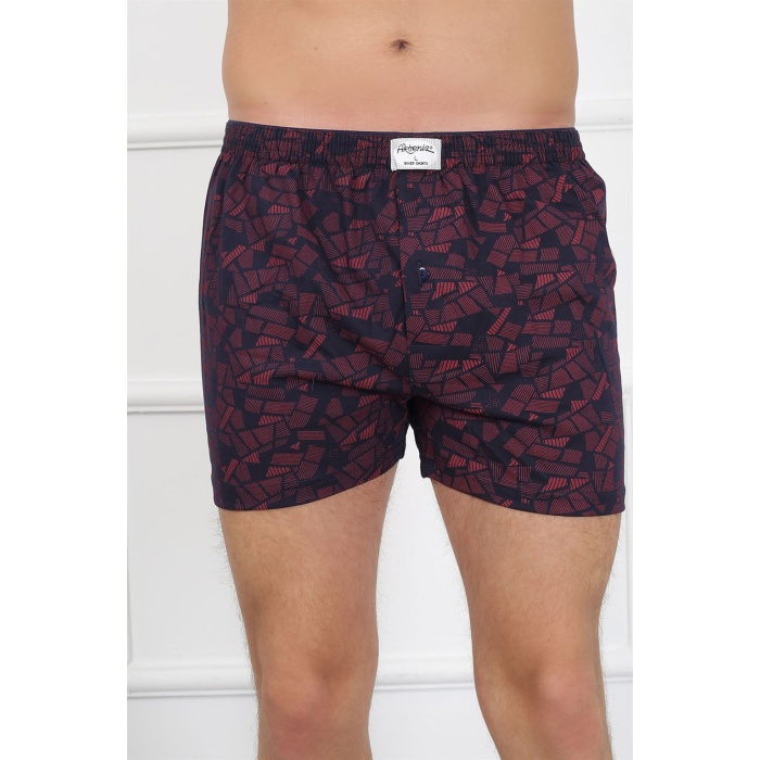 Moda Çizgi Erkek Penye Boxer 40091
