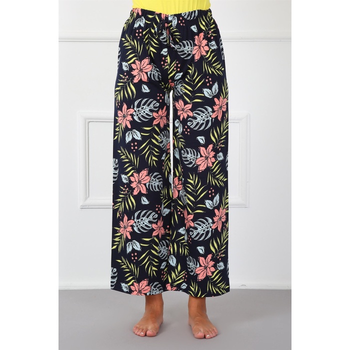 Moda Çizgi Bayan Pamuk Tek Alt Pijama 210012