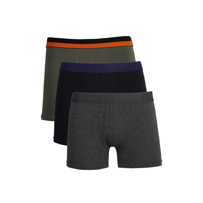 Moda Çizgi Erkek Penye 3lü Boxer 40104