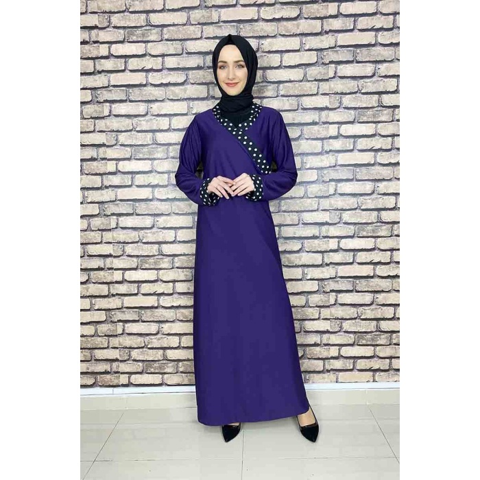 Moda Çizgi Namaz Elbisesi