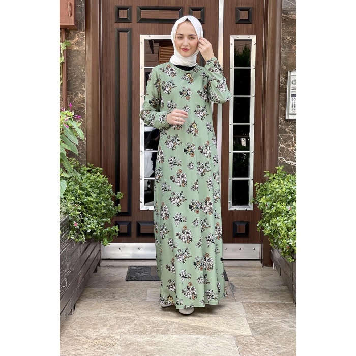 Moda Çizgi Tesettür Elbise
