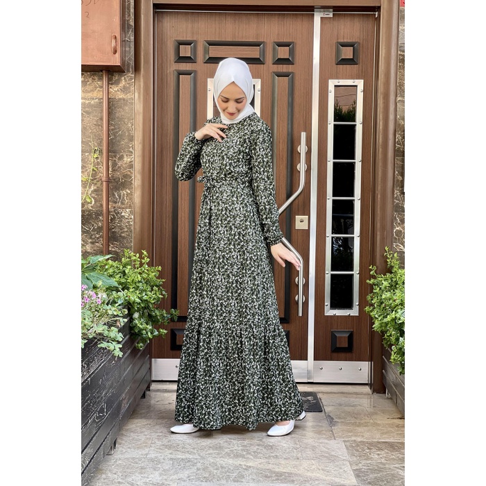 Moda Çizgi Tesettür Elbise
