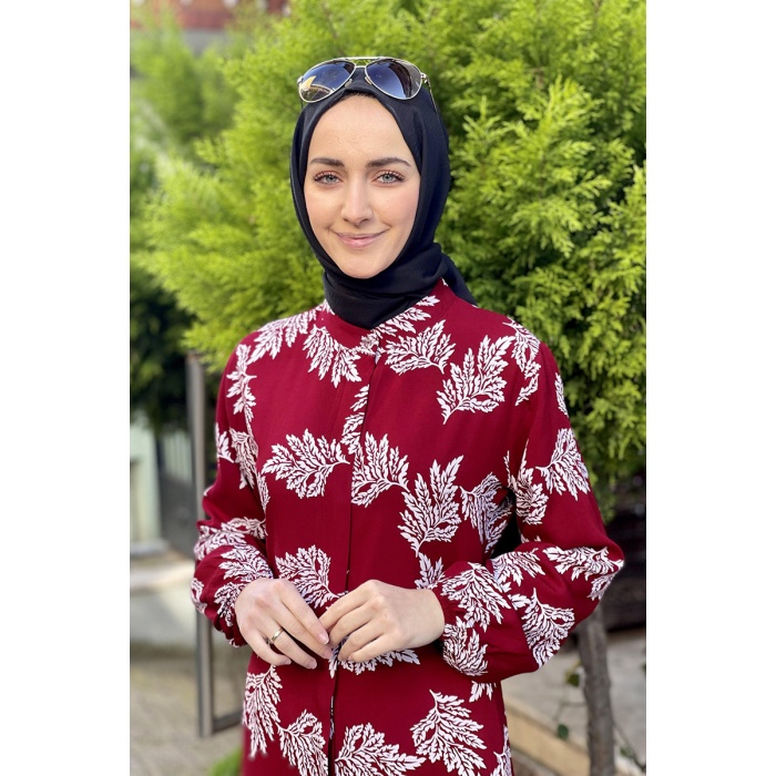 Moda Çizgi Desenli Tunik