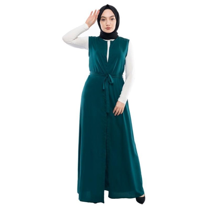 Moda Çizgi Yakalı Yelek