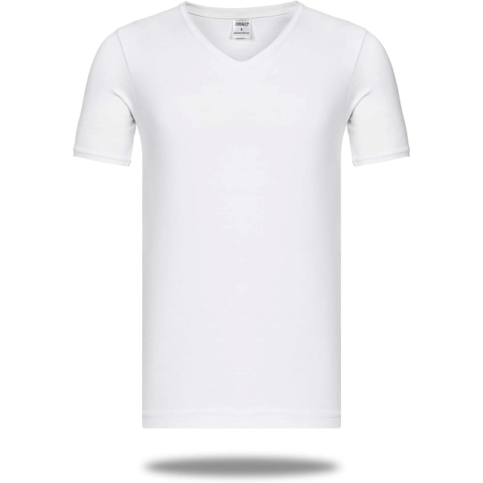 Star   Modal Yarım Kol V-Yaka T-Shirt Atlet