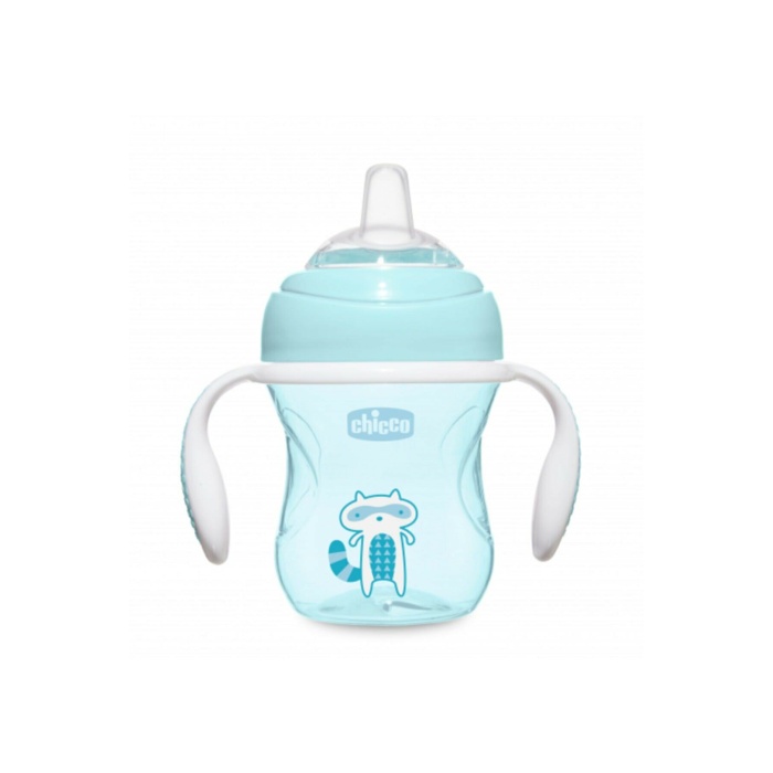 Chicco Yumuşak Uçlu Geçiş Bardağı Erkek 4+ Ay