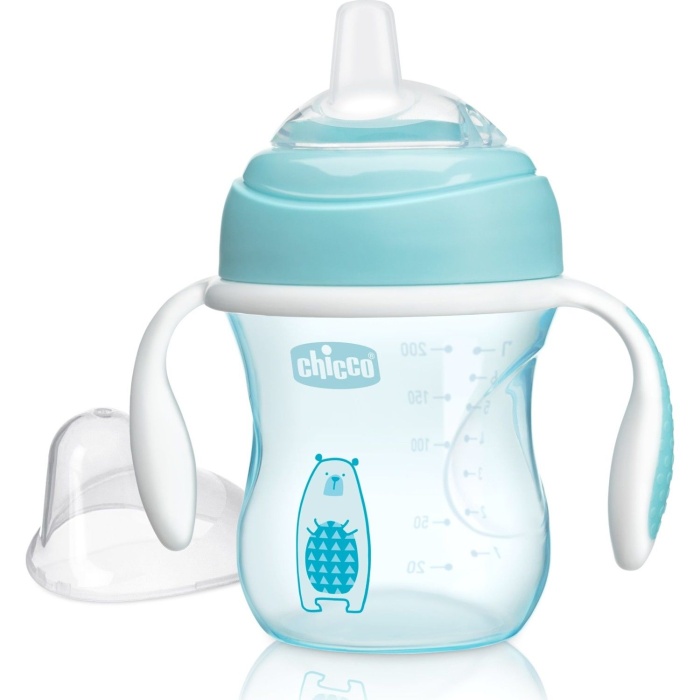 Chicco Yumuşak Uçlu Geçiş Bardağı Erkek 4+ Ay