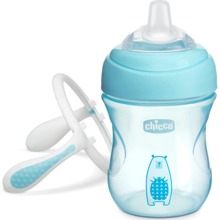 Chicco Yumuşak Uçlu Geçiş Bardağı Erkek 4+ Ay