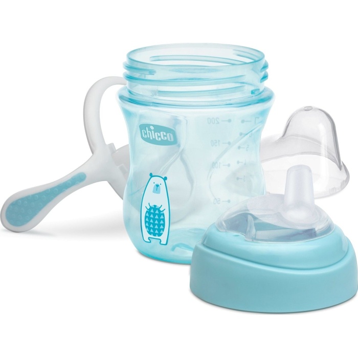 Chicco Yumuşak Uçlu Geçiş Bardağı Erkek 4+ Ay