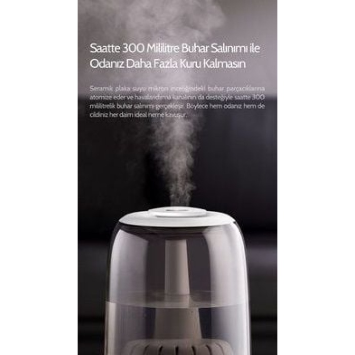 Deerma Dijital Üstten Dolum Ultrasonik Soğuk Buhar Makinesi F60W