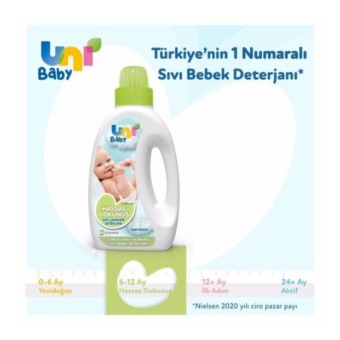 Uni   Hassas Dokunuş Sıvı Çamaşır Deterjanı 1500ml
